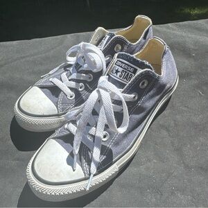 Converse All Star Chuck Taylor Womens Size 7 Shoes Blue Red Low Casual Sneakers